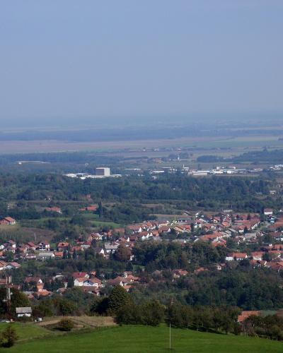 Panorama ruzica grad