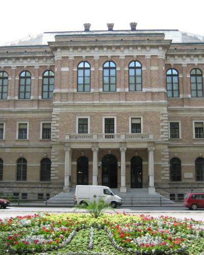 The Croatian Academy palace that houses the Strossmayer Gallery, Zagreb