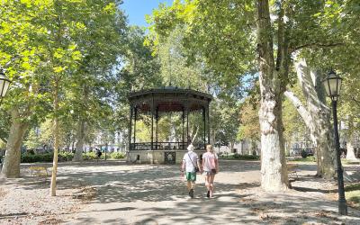 The bandstand in Zrinjevac Park, Zagreb
