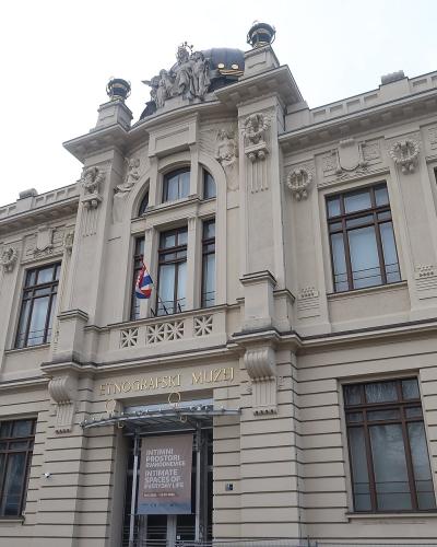 The Secession-style building of the Ethnographic Museum, Zagreb